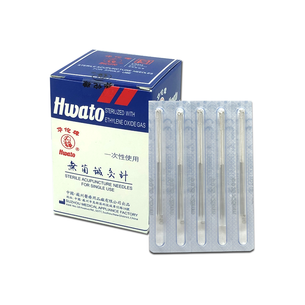 Hwato Akupunkturnadeln Silber, 5 Nadeln pro Blister, 500 Stück