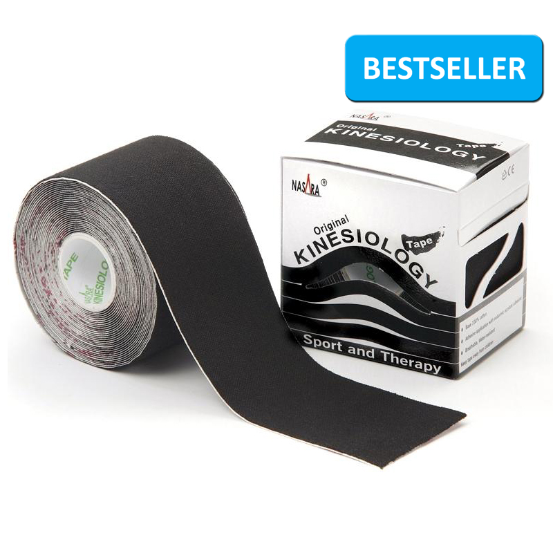 Nasara Kinesiologie-Tape, 5 cm x 5 m, in 10 Farben erhältlich