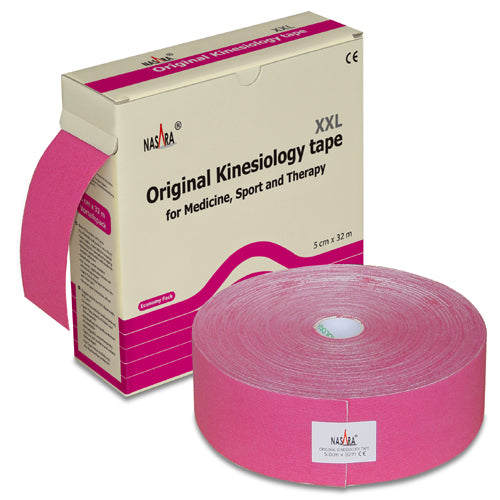 Nasara Kinesiologie-Tape XXL, 5 cm x 32 m, in 10 Farben erhältlich