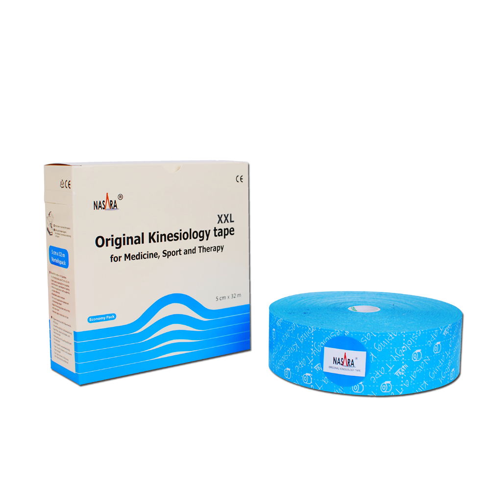 Nasara Kinesiologie-Tape XXL, 5 cm x 32 m, in 10 Farben erhältlich
