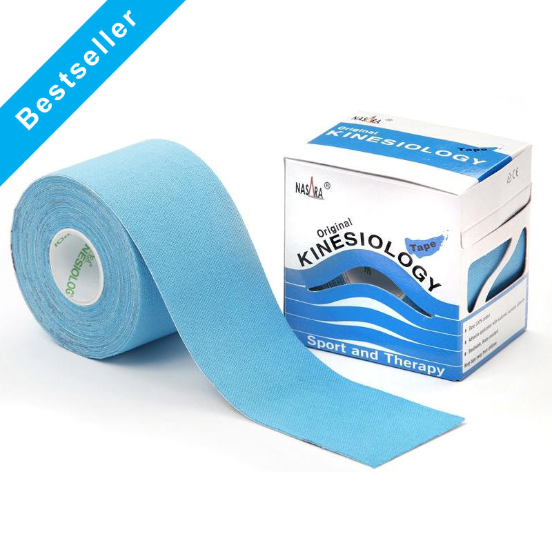 Nasara Kinesiologie-Tape, 5 cm x 5 m, in 10 Farben erhältlich