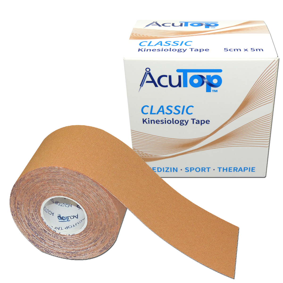 AcuTop Classic Kinesiologie-Tape, 5 cm x 5 m
