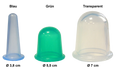 Silikon-Schröpfcups transparent, 10 Stück