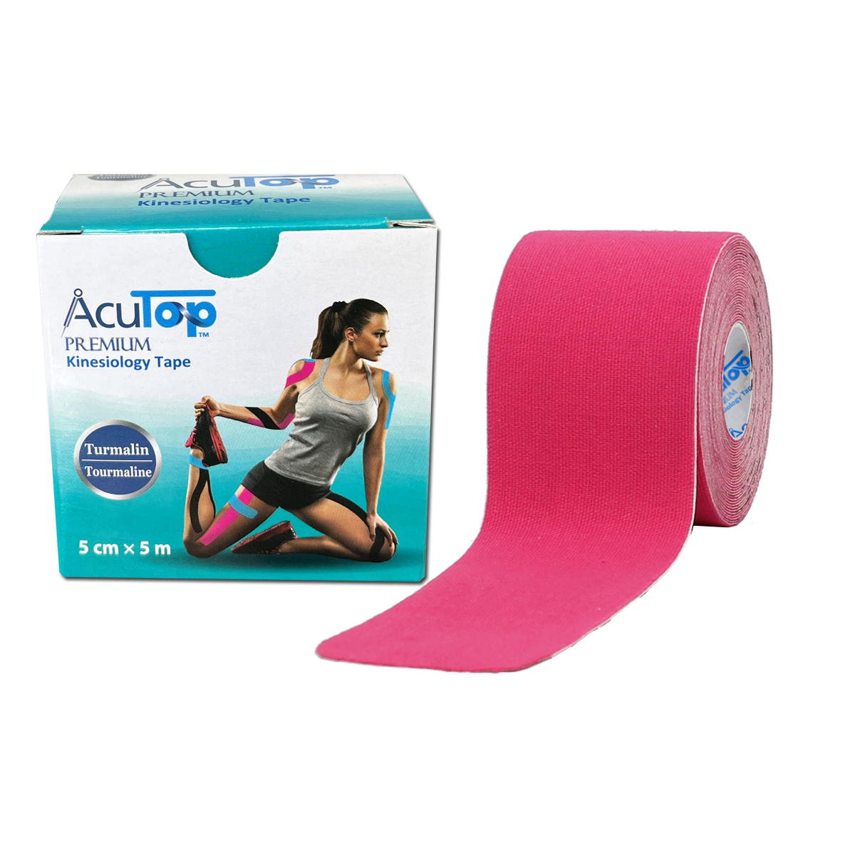 AcuTop Tourmaline Tape, 5 cm x 5 m, in 4 Farben erhältlich