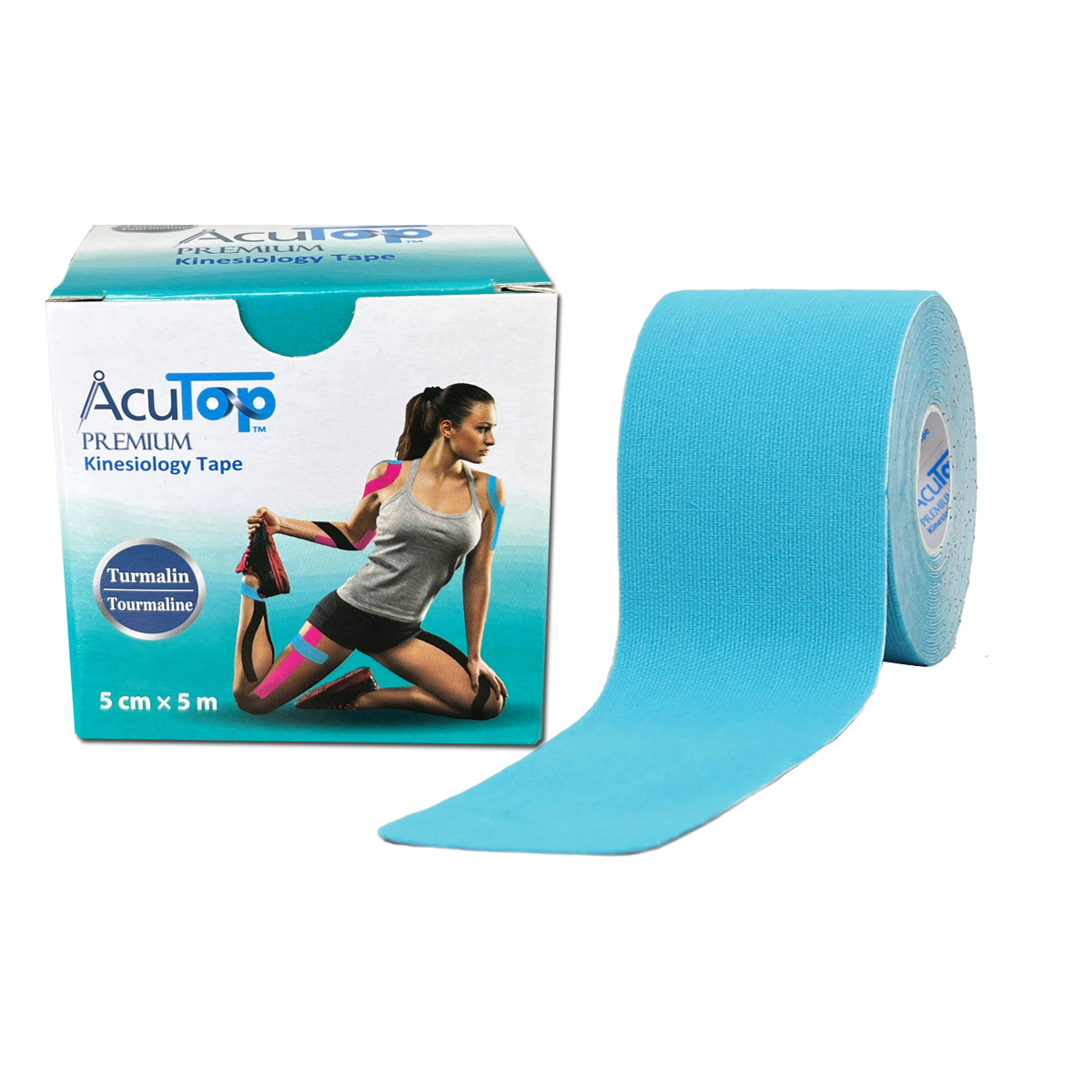 AcuTop Tourmaline Kinesiologie-Tape, 5 cm x 5 m