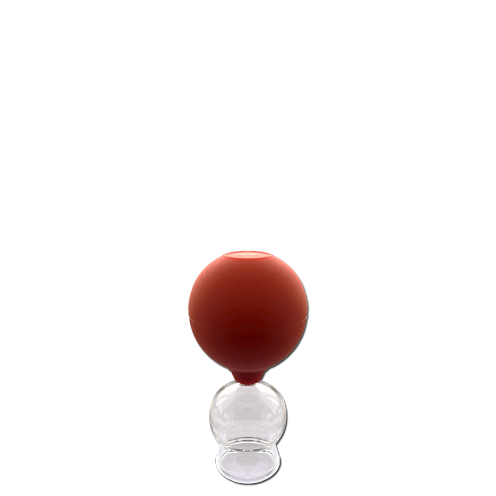 Hecht Assistant Schröpfglas mit Saugball, Borosilikatglas – Ansicht 2