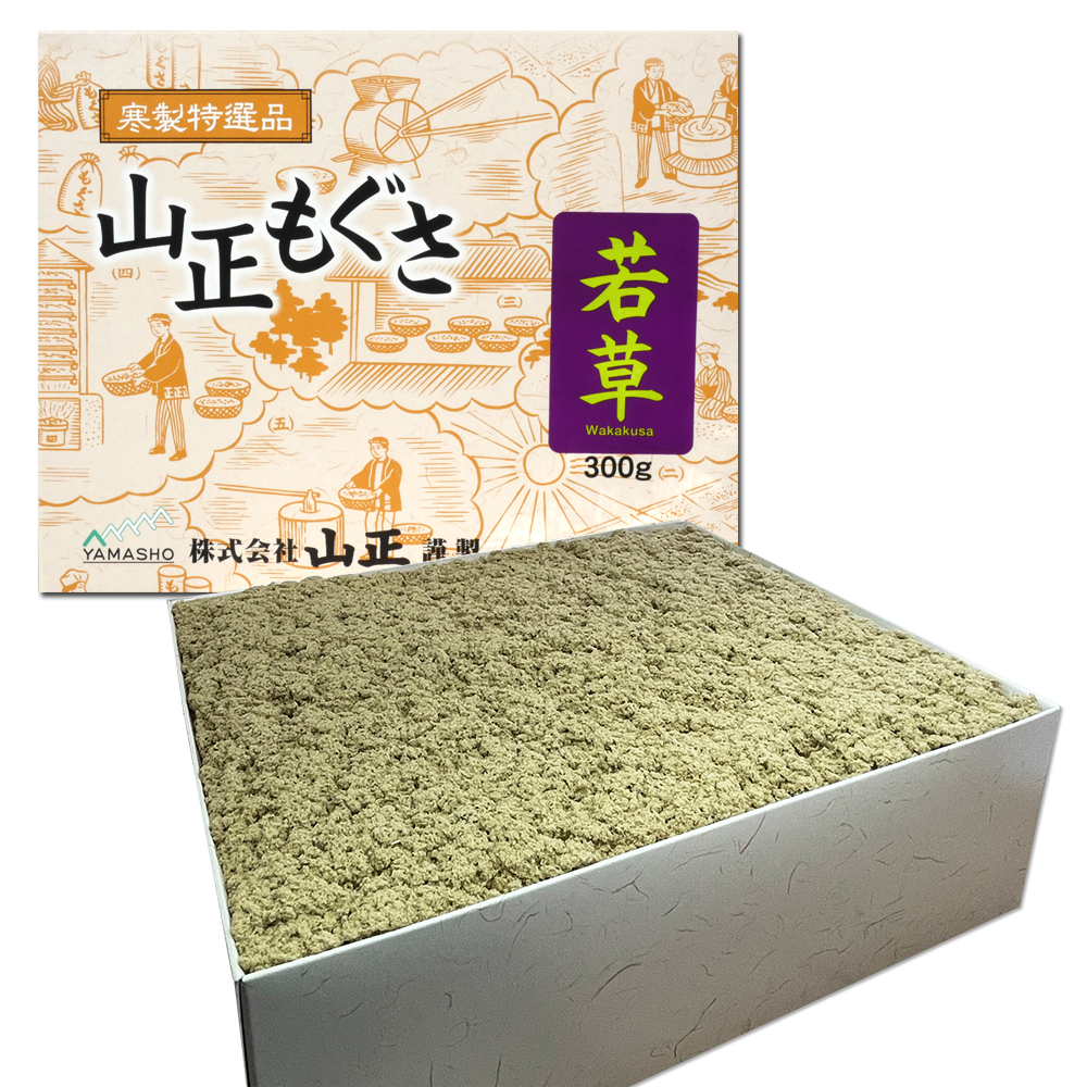 Yamasho Ibuki Wakakusa Moxa, japanische Premium-Moxawolle, 300 g