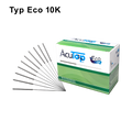 AcuTop Typ Eco 10K Akupunkturnadeln mit Stahlwendelgriff, 10 Nadeln pro Blister