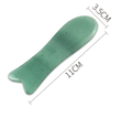 Dongling Premium Jade Fish Gua-Sha-Stein