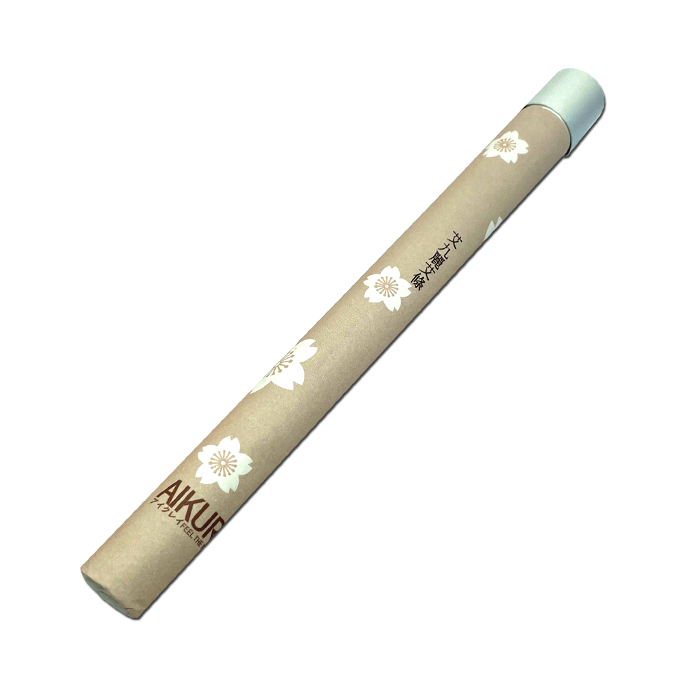 Japanische Premium-Moxazigarre mit Löschkappe, Ø 1,9 x 20 cm – Ansicht 2