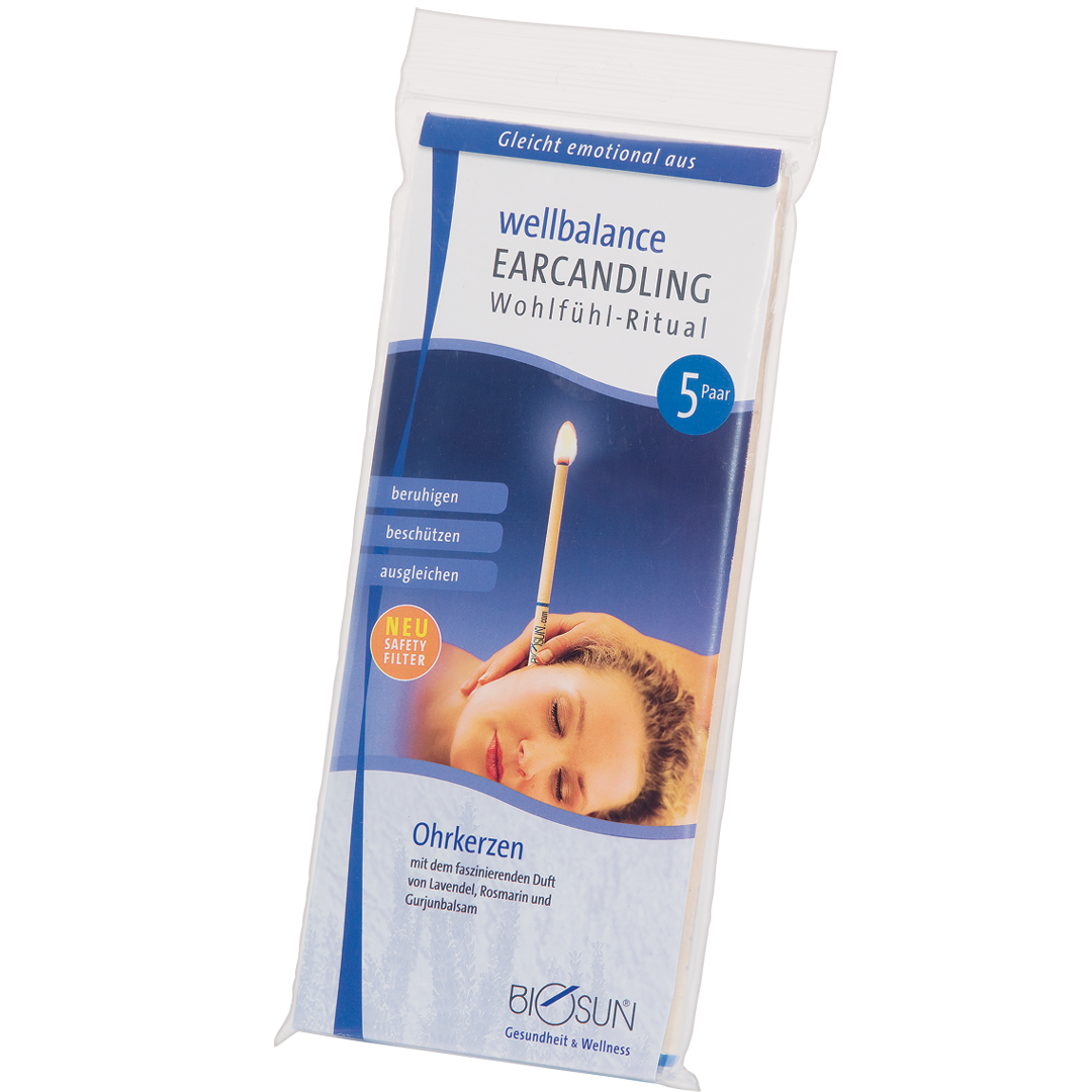 BIOSUN Ohrkerzen, 5 Paar, verschiedene Sorten