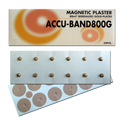 Accu-Band Magnetpflaster vergoldet, 800 Gauss