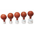Schröpfbecher mit rotem Saugball