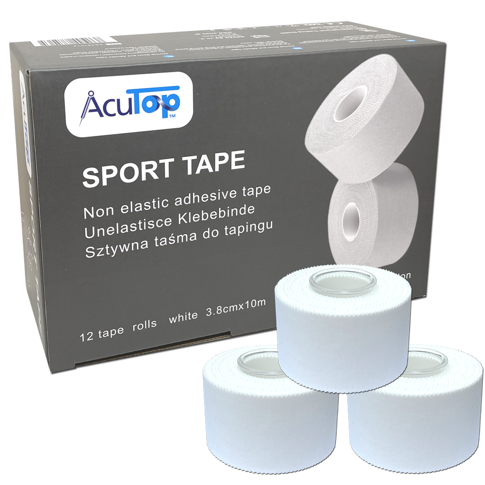 AcuTop Sporttape weiss, 3,8 cm x 10 m