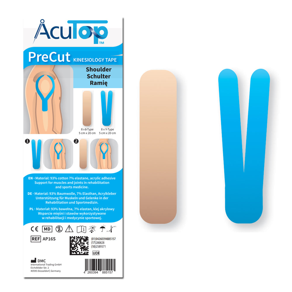 AcuTop PreCut Tape, 16 Zuschnitte für 8 Anwendungen