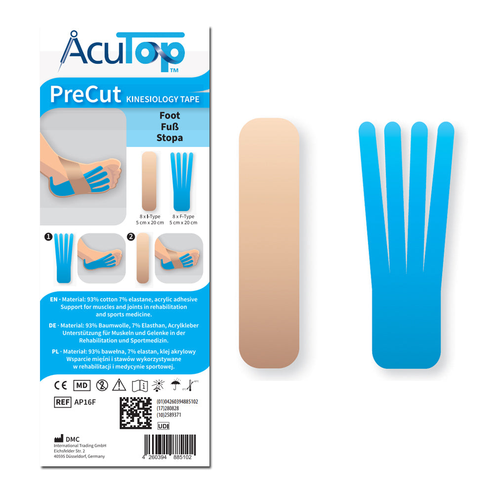 AcuTop PreCut Tape, 16 Zuschnitte für 8 Anwendungen