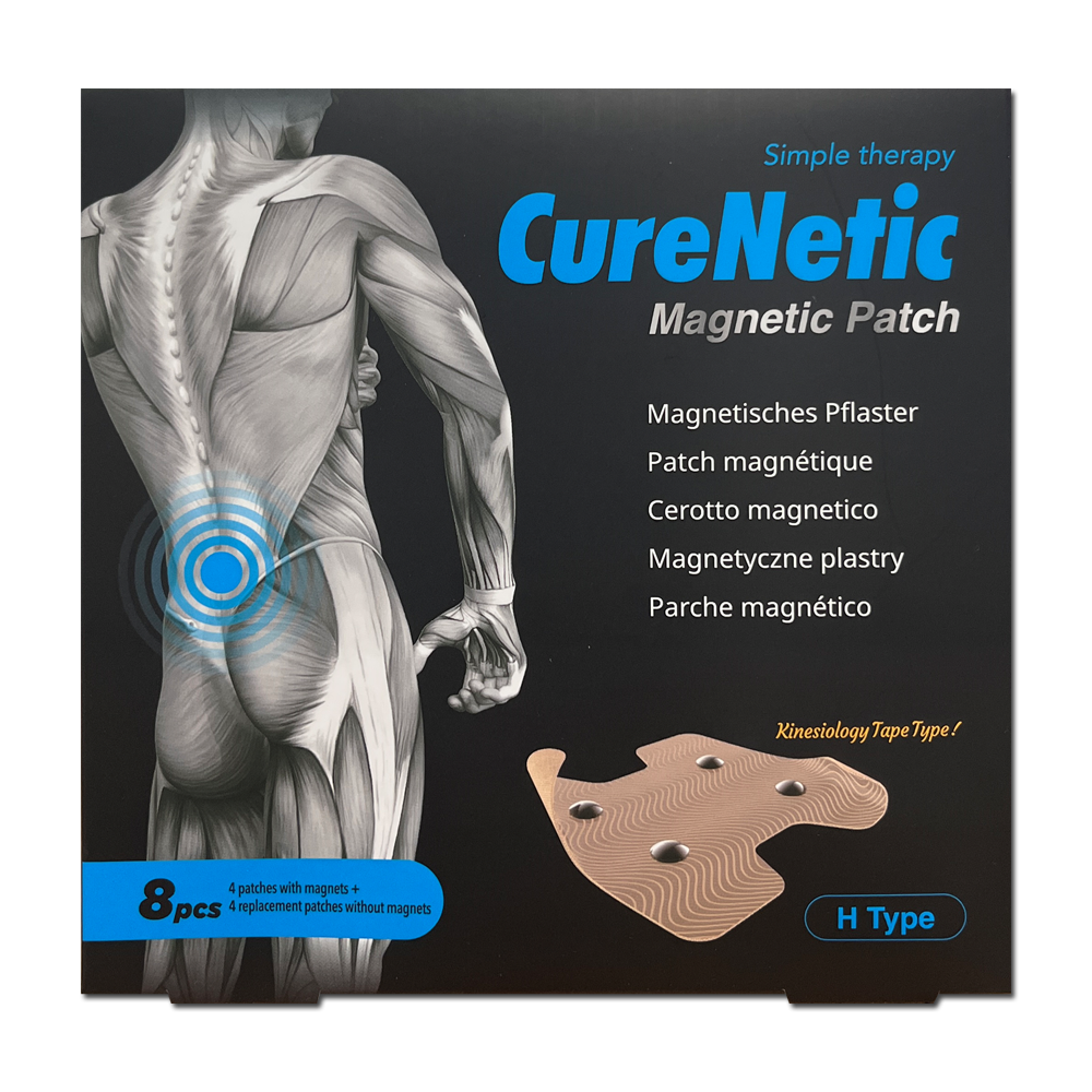 CureNetic Magnetpflaster H-Typ, 1.100 Gauss, 14 x 14,5 cm