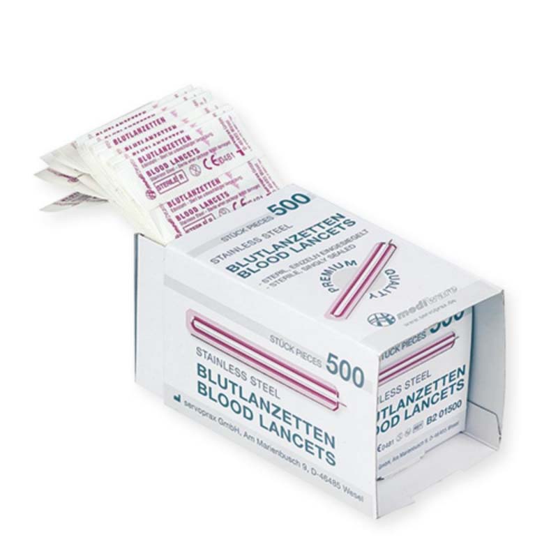 Blutlanzetten ECO, einzeln steril, 500 Stück