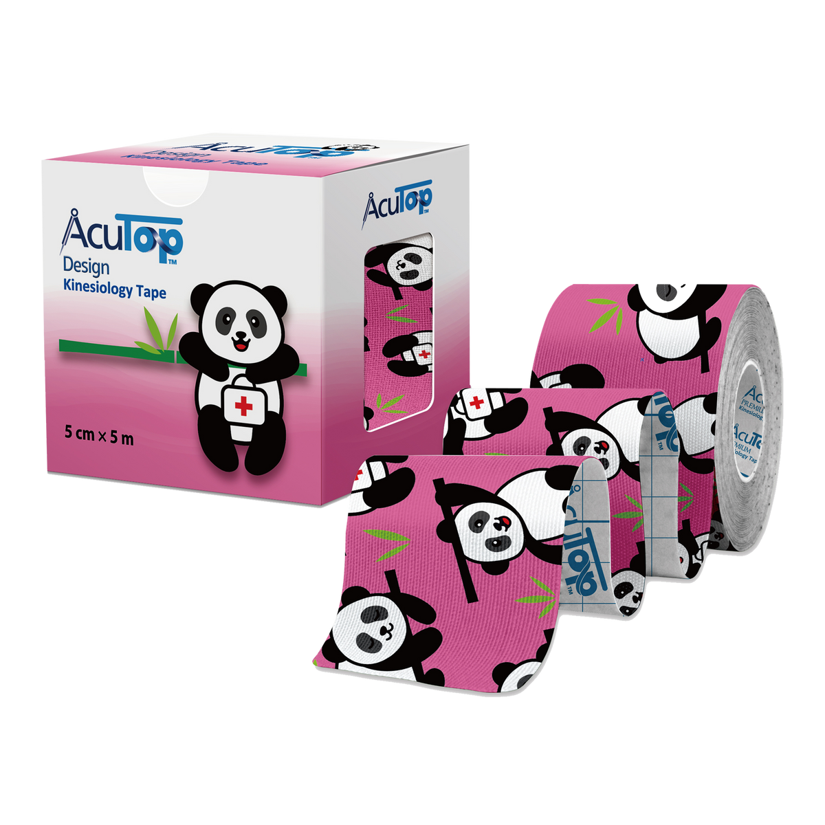 AcuTop Design Kinesiologie-Tape, 5 cm x 5 m, in 9 Designs