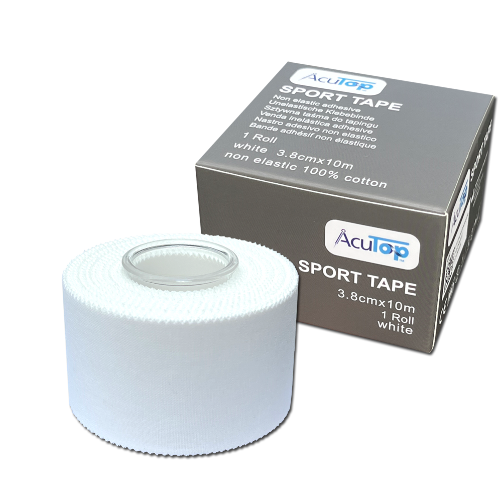 AcuTop Sporttape weiss, 3,8 cm x 10 m