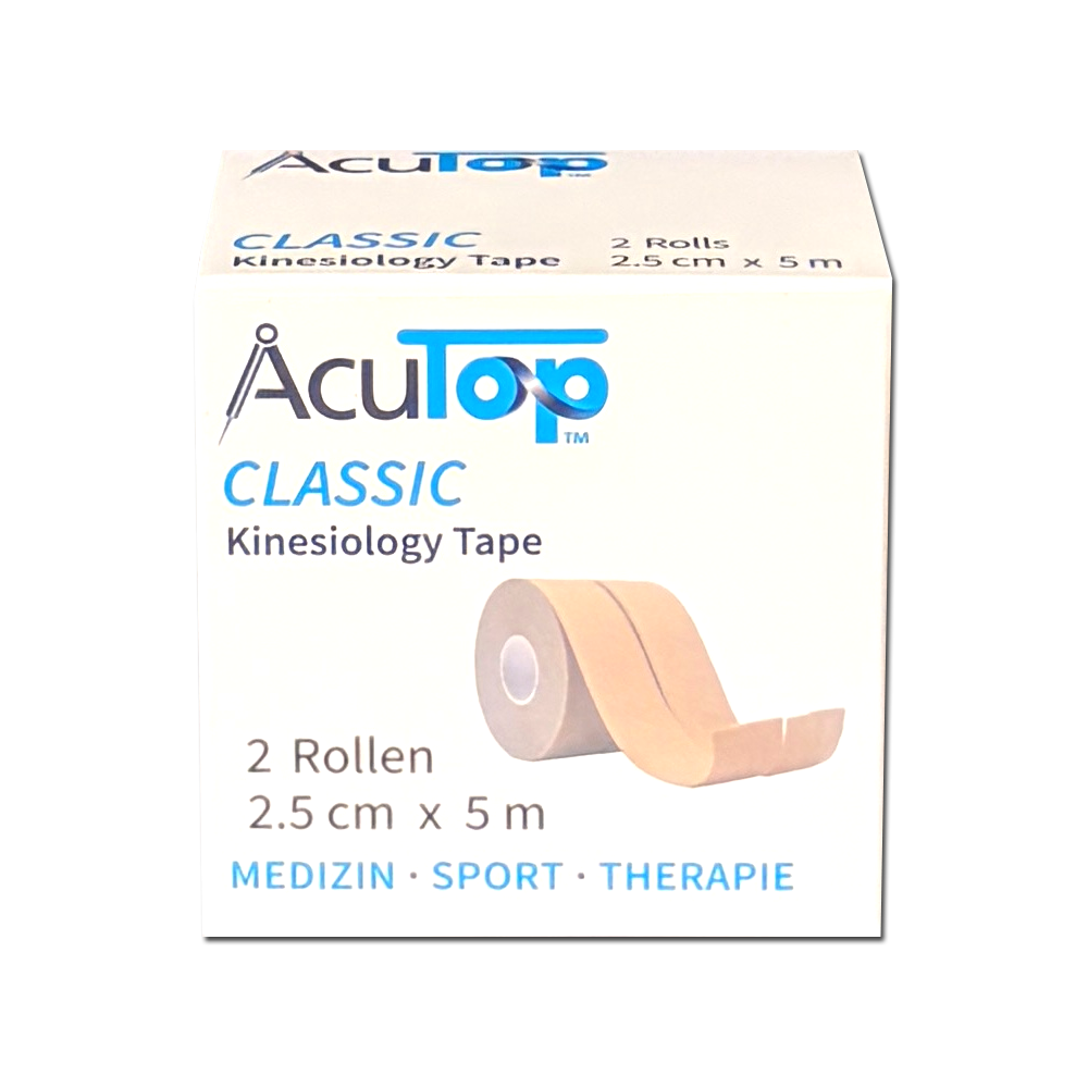 AcuTop Classic Tape S, 2,5 cm x 5 m (2 Rollen)