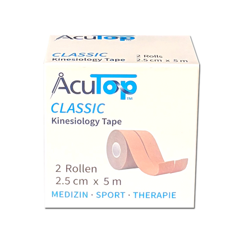 AcuTop Classic Kinesiologie-Tape S, 2,5 cm x 5 m