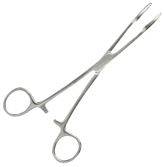 Korn- und Tupferzange nach Maier, Edelstahl, 20 cm