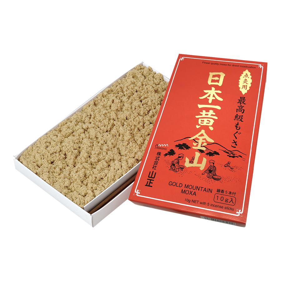 IBUKI Gold Mountain Moxa-Set mit Moxa und Räucherstäbchen